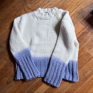 Acne studios cable knit sweater
